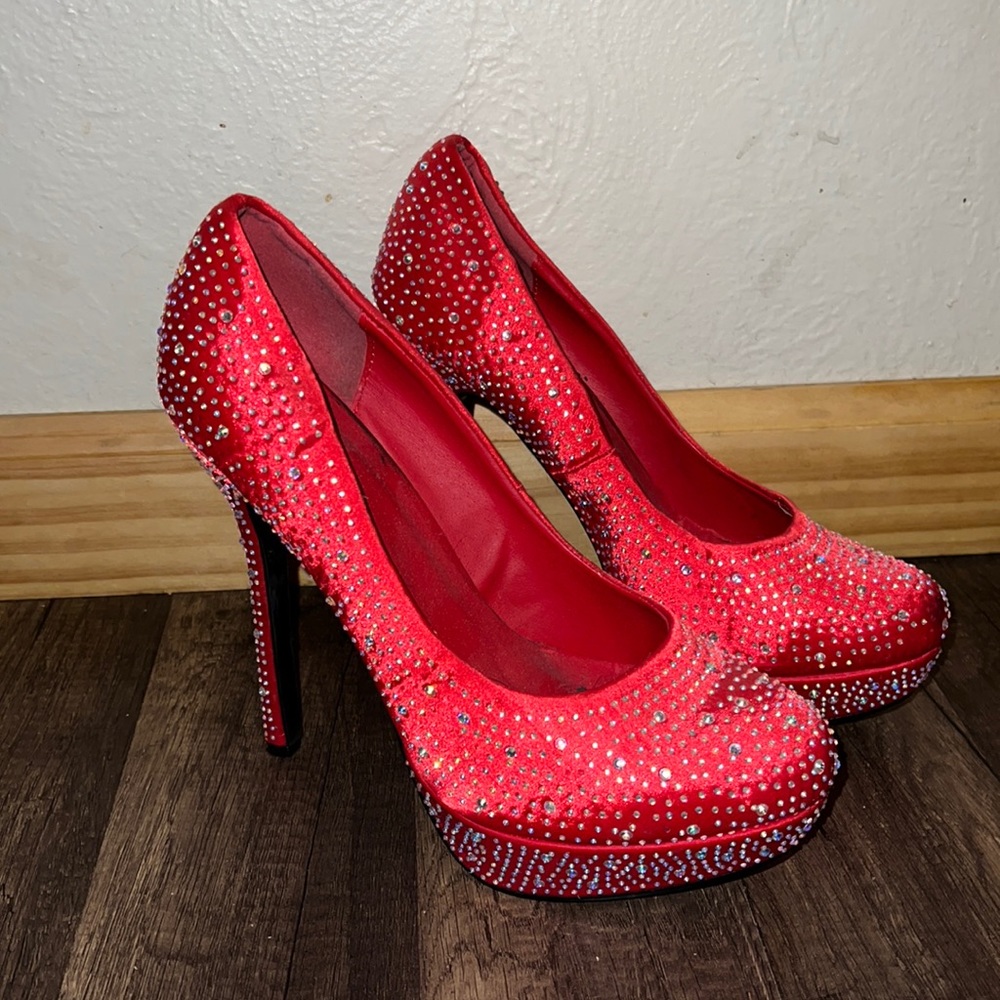 Red stilettos